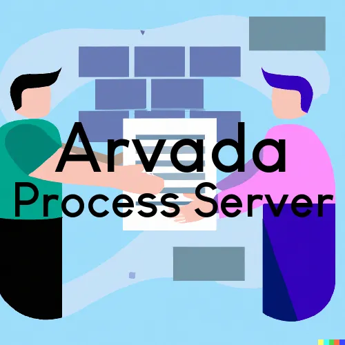 Site Map for Arvada, Colorado Process Servers