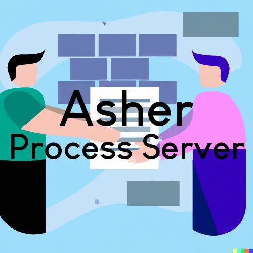 Asher, Oklahoma Process Servers