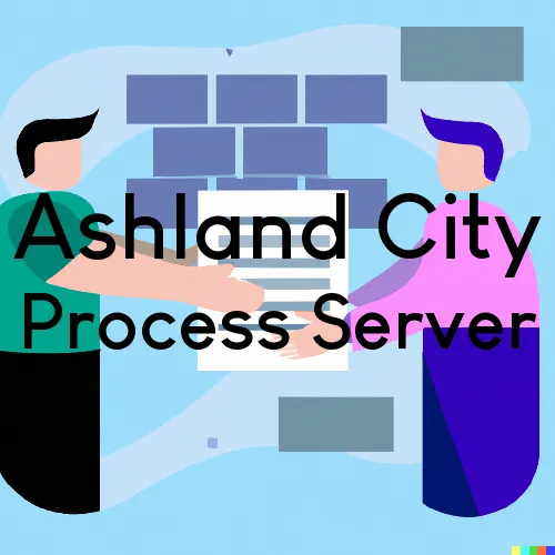 Ashland City, Tennessee Process Servers 