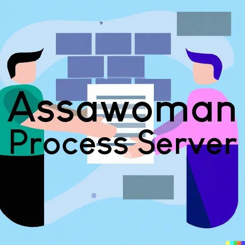 Assawoman, VA Process Server, “SKR Process“ 