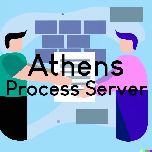 Athens, Vermont Process Servers