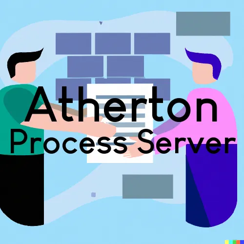 Atherton, California Process Servers