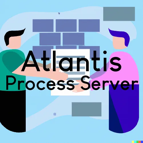 Atlantis, Florida Process Servers for Residential Addresses