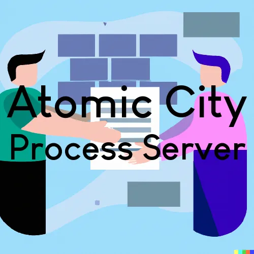 Atomic City, ID Process Servers and Courtesy Copy Messengers