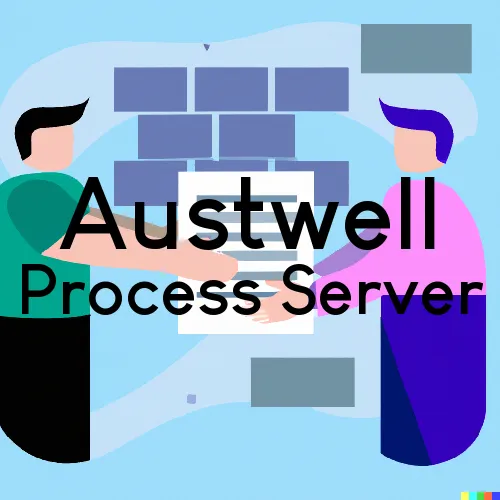 Austwell, TX Process Servers in Zip Code 77950