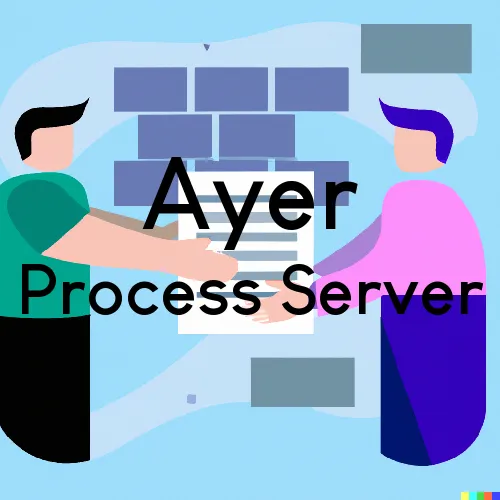 Ayer, MA Process Servers in Zip Code 01434