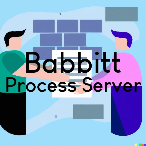 MN Process Servers in Babbitt, Zip Code 55706