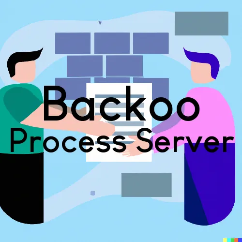 Backoo, ND Process Server, “Serving by Observing“ 