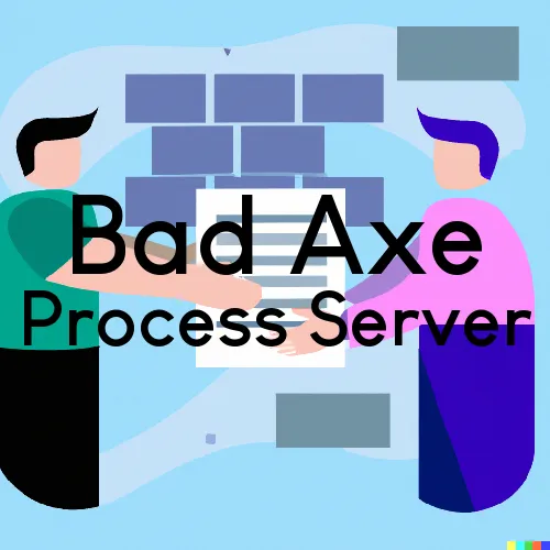 Bad Axe, MI Process Servers in Zip Code 48413