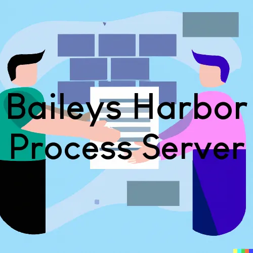 Baileys Harbor, Wisconsin Process Servers and Field Agents