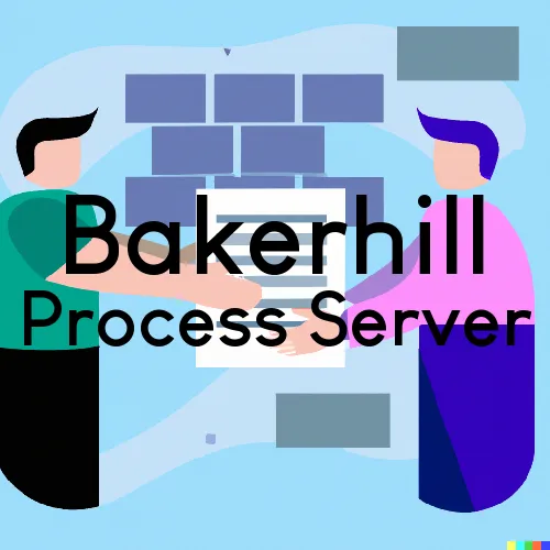 Process Servers in Zip Code Area 36027 in Bakerhill