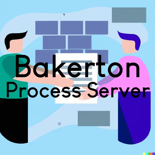 Bakerton, West Virginia Process Servers 