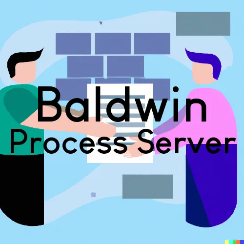 Baldwin, New York Process Servers