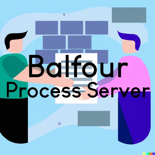 Balfour, ND Process Server, “Gotcha Good“ 