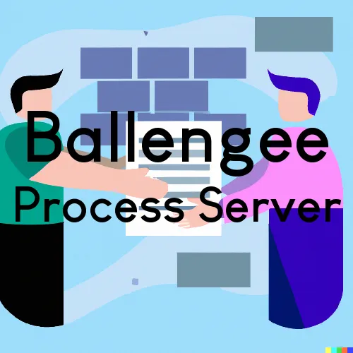 Ballengee, WV Process Servers in Zip Code 24981