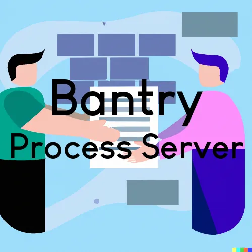 Bantry, North Dakota Process Servers