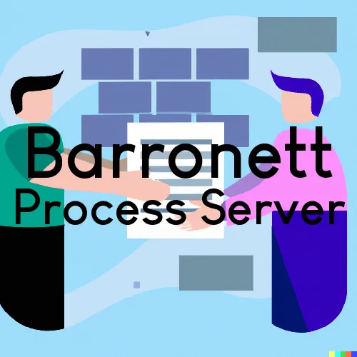 Barronett, Wisconsin Process Servers