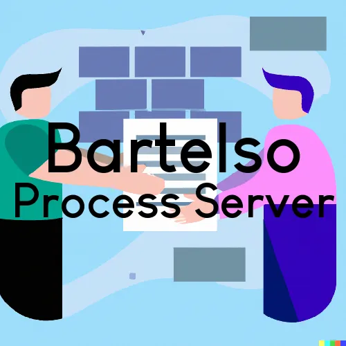 Bartelso, IL Process Server, “Serving by Observing“ 