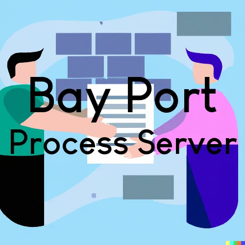 Bay Port, Michigan Process Servers