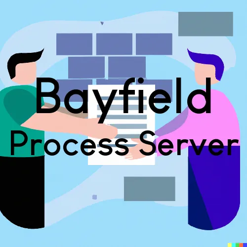 Bayfield, Wisconsin Process Servers