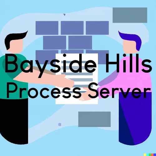 Bayside Hills, New York Process Server, “Christiansen Services“ 