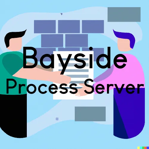 Site Map for Bayside, New York Process Servers
