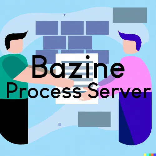 Bazine, KS Court Messenger and Process Server, “Gotcha Good“