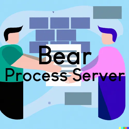 DE Process Servers in Bear, Zip Code 19701
