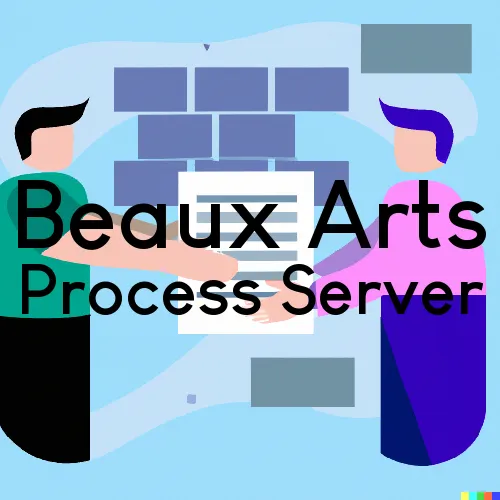 Beaux Arts Process Server, “Alcatraz Processing“ 