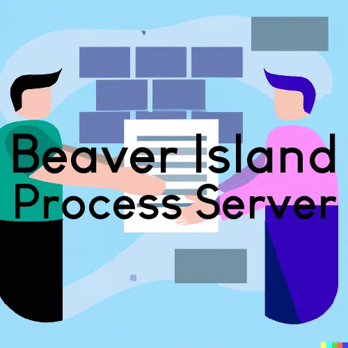 Beaver Island, MI Process Servers in Zip Code 49782