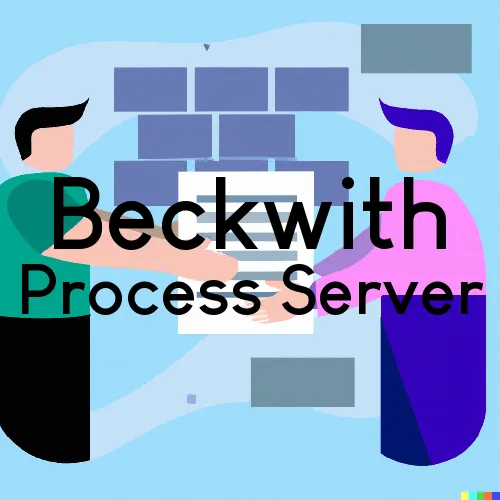 Beckwith, WV Process Servers and Courtesy Copy Messengers