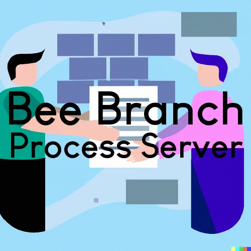 Bee Branch, AR Process Servers and Courtesy Copy Messengers