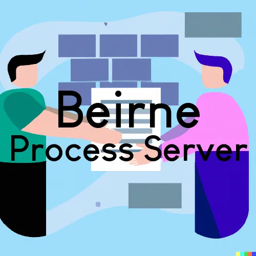 Beirne Process Server, “Serving by Observing“ 