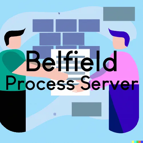 Belfield ND Court Document Runners and Process Servers