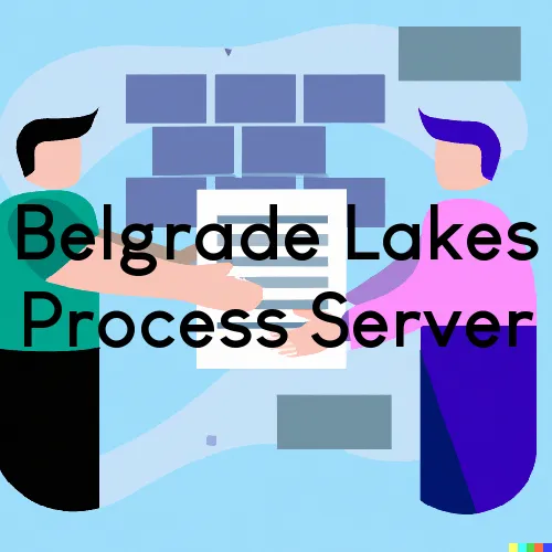 Belgrade Lakes, ME Process Server, “Process Support“ 