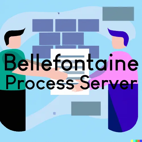 Bellefontaine Process Server, “Rush and Run Process“ 