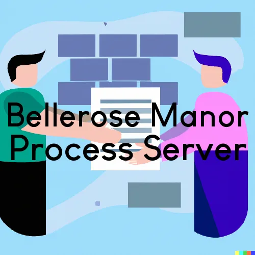 NY Process Servers in Bellerose Manor, Zip Code 11427