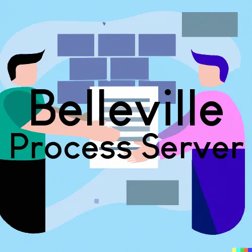 Belleville, West Virginia Process Servers 