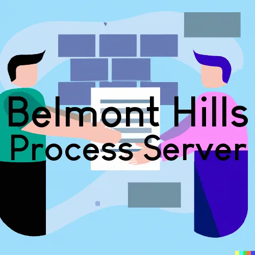 Belmont Hills, PA Process Servers in Zip Code 19004