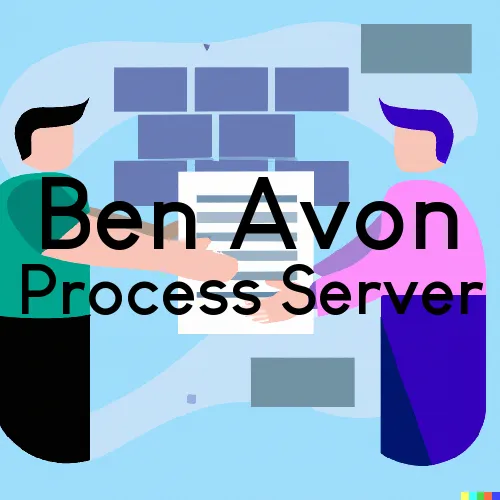 Ben Avon, PA Process Servers in Zip Code 15202