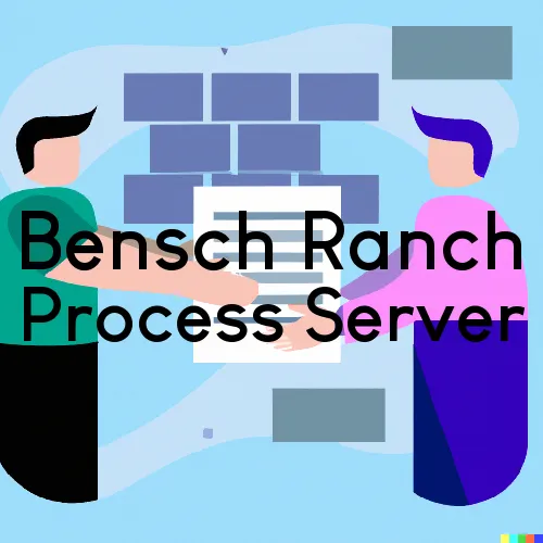 Bensch Ranch Process Server, “Thunder Process Servers“ 