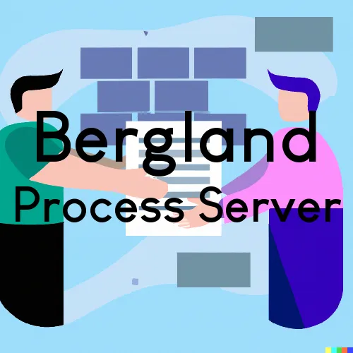 Bergland, MI Process Servers in Zip Code 49910