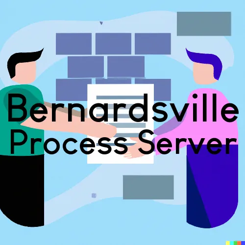 Bernardsville, NJ Process Servers and Courtesy Copy Messengers