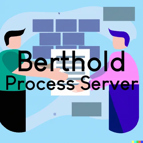 Berthold, North Dakota Process Servers