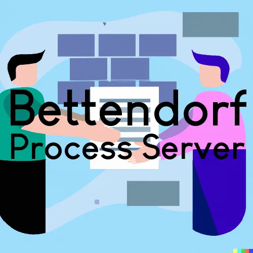 Bettendorf, Iowa Process Servers