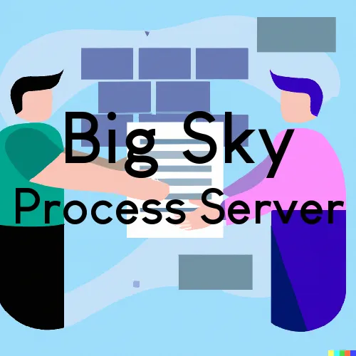 Big Sky, Montana Process Servers