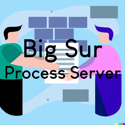 Big Sur, California Process Servers