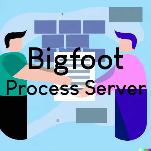 Bigfoot Process Server, “Chase and Serve“ 