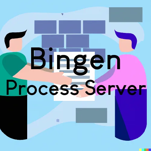 Bingen, WA Process Servers in Zip Code 98605