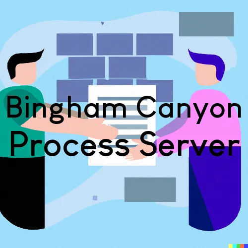 Bingham Canyon, Utah Subpoena Process Servers
